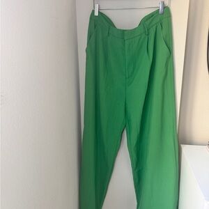 Cider Vibrant Green Women's Pantsuit